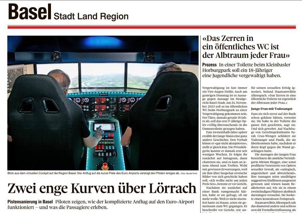 FLYFSX - Flugsimulator - Flight Simulator -  Rüchligweg 55 - 4125 Riehen - Basel - Baden - Aarau - Zürich - Schweiz - Lörrach - Freiburg - Deutschland. 